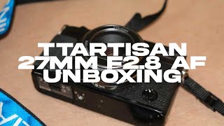 A cheaper alternative  TTARTISAN 27mm f28 AF  Pancake lens  Fujifilm [upl. by Eisnil]