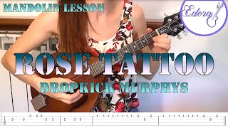 ROSE TATTOO  Mandolin Tutorial Teaser  Dropkick Murphys [upl. by Jeffcott373]