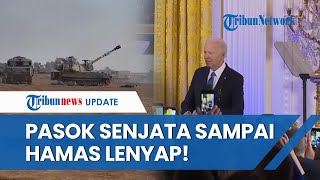 Biden Akan Pasok Senjata ke Israel sampai Hamas Hancur Total Tapi Tetap Beri Bantuan ke Warga Gaza [upl. by Ahsaercal]