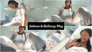 MY LABOUR AND DELIVERY VLOG 89cm Dilated  Home Alone Contractions Postpartum Pains amp 1st 24HRS [upl. by Amaryl]