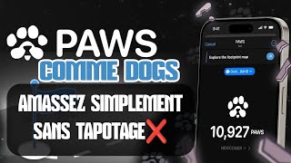 🚀INSCRIVEZ SUR PAWSOG ET PROFITEZ EN MÊME TEMPS DE dogs hamsterkombat et de notcoin [upl. by Nawuj365]