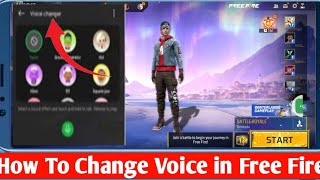 free fire voice changer  How To Change Voice in Free Fire [upl. by Dnomra730]