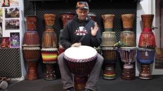 Bouake Special 16quot Khadi Djembe [upl. by Caesar]