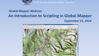 An Introduction to Scripting in Global Mapper [upl. by Shultz]