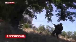 UKRAINE 2014  Aidar Battalion near Luhansk 05092014 [upl. by Amapuna]