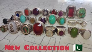 New Rings 🇵🇰 Australian opal Ethiopian opal Yamni Aqeeq Italian coral Husaini Firoza Old Mine [upl. by Zak]