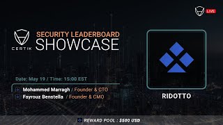 Security Leaderboard LIVE Showcase x Ridotto [upl. by Artcele481]