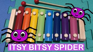 Itsy Bitsy Spider xylophone tutorial [upl. by Luaped]