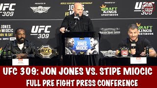 Full UFC 309 Pre Fight Press Conference Jon Jones vs Stipe Miocic [upl. by Anihc]