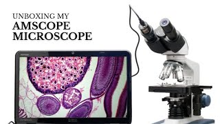 Unboxing my Amscope B120C Microscope 🔬  Review [upl. by Nole]