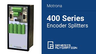 Motrona 400 Series 4 amp 8 Output Encoder Splitters  Genesis Automation [upl. by Hilar]