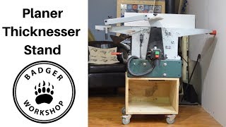 Planer Thicknesser Stand [upl. by Flanagan]