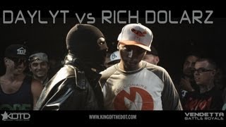 KOTD  Rap Battle  Daylyt vs Rich Dolarz  Vendetta [upl. by Ecnav]