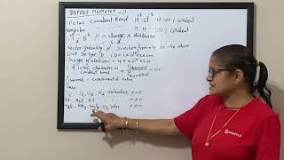 Chemical bonding  Dipole moment Class XI [upl. by Adonis575]