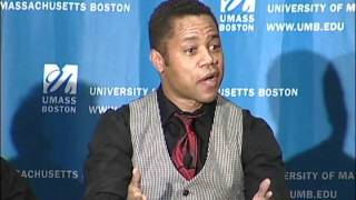 Cuba Gooding Jr visits UMass Boston [upl. by Schroder]