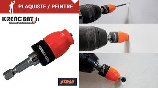 The Dimpler® Porteembout aimanté spécial plaquiste  Edma [upl. by Mehalick]