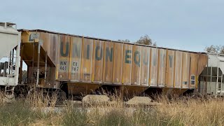 A CSX Freight Train Loaded With Tank Cars and Phosphate Hoppers [upl. by Emilio147]