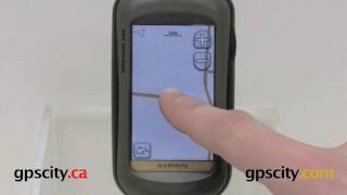 Garmin Oregon 300 400t 400i 400c  Mapping Screen  gpscitycom [upl. by Wehner]