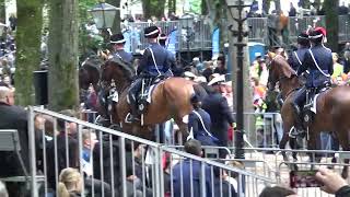 Prinsjesdag 2024 Koninklijke stoet op weg naar Schouwburg [upl. by Halac850]