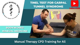 Tinel Test for Carpal Tunnel Syndrome [upl. by Teagan]