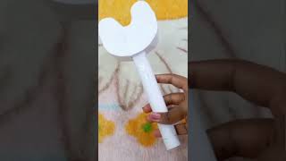 how to make Newjeans official lightstick binky bong♡DIY Newjeans lightstick tutorial diy newjeans [upl. by Einttirb]