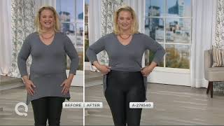 Spanx Faux Leather Leggings on QVC [upl. by Alekal]