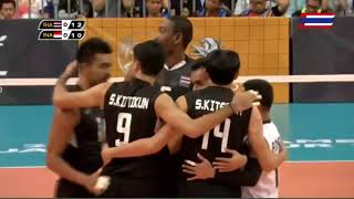 FINAL Thailand v Indonesia 2017 SEA Games Mens Volleyball Kuala Lumpur [upl. by Laks3]