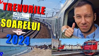 Trenurile Soarelui 2024 🌞  Oradea  Mangalia IRN 1922 in 1000 km  Cel mai lung tren [upl. by Araeit]