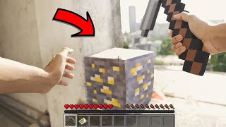 MINECRAFT IN REAL LIFE [upl. by Hoffarth]