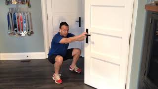 Door Squats for Knee Pain and Mobility in Seniors  This One Works [upl. by Godfry]