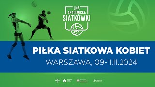 Liga Akademicka AZS  Warszawa  Piłka Siatkowa K  WSG Bydgoszcz  AWF Warszawa [upl. by Eiser943]