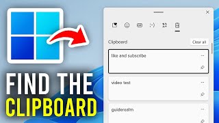 How To Open Clipboard On Windows 11 or 10 PC amp Laptop  Easy Guide 2024 [upl. by Kcirddor]