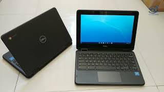 DELL CHROMEBOOK 3100 2IN1 TOUCHSCREEN X360 FLIP REVIEW [upl. by Dyl]