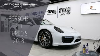 2018 Porsche 911 Turbo S  Staffordshire Car Care  Gyeon Quartz  Detailing [upl. by Alida]