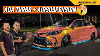 VIOS COMPLETE MODIFIED  ADA TURBO DAN AIR SUSPENSION [upl. by Junina]