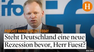 Geschäftsklimaindex sinkt IfoChef Fuest nennt zwei Gründe für die schlechte Wirtschaftsstimmung [upl. by Rennob]