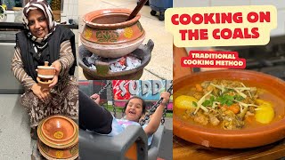 Cooking on Coal  Moroccan Tagine  Aizi’s ParkAdventure reflexion food viralvideo pakistanifood [upl. by Gustavus]