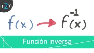 ✅ Como obtener la función inversa │ algebraica [upl. by Oyek213]