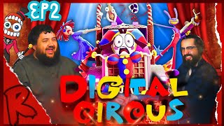 THE AMAZING DIGITAL CIRCUS  Ep 2 Candy Carrier Chaos  GLITCH  RENEGADES REACT [upl. by Arbma]