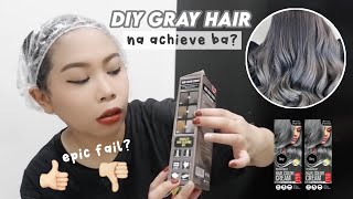 DIY GRAY HAIR  NO BLEACH  NA ACHIEVE BA Philippines [upl. by Hands]