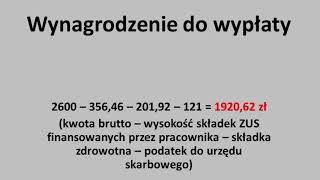 Obliczanie wynagrodzenia pracownika 2020 [upl. by Luciano702]