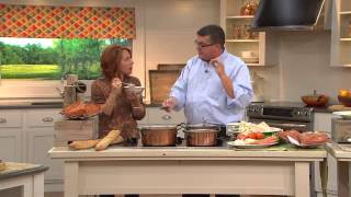 Rome Gourmet Foods 2 2 lb Bags of Cioppino Seafood Soup with Jill Bauer [upl. by Idnis]