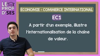 BAC EC1 corrigée  A partir dun exemple illustre linternationalisation de la chaîne de valeur [upl. by Ococ]