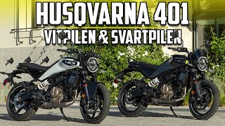 2024 Husqvarna Vitpilen 401 amp Svartpilen 401  First Ride Review  Cycle News [upl. by Dust]