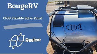 BougeRV CIGS Flexible Solar Panel Review [upl. by Torrey]