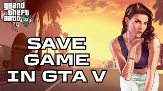 How to Save Game in GTA V Story Mode 2024  GTA 5 Tutorial [upl. by Yance]