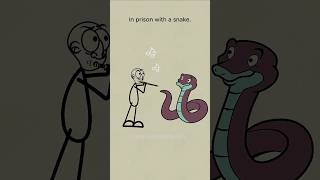 In prison with a snake shorts 4k memes animation snake [upl. by Dibru]