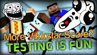 SCARE VIKKSTAR AGAIN  Minecraft Portal Mod Map Testing is FUN [upl. by Reteip871]