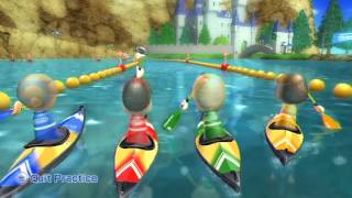 Wii Sports Resort Part 19  Canoeing  VS 4Player [upl. by Betsey754]