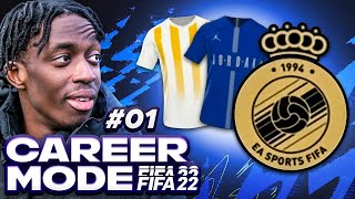 FIRST EVER FIFA 22 MANAGER CAREER MODE 1  SHINE N GLOW FC FIFA 22 [upl. by Nhar526]